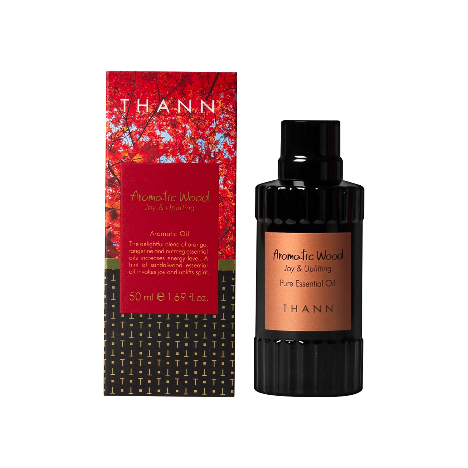 THANN エッセンシャルオイル AW 50ml Aromatic Wood Pure Essential Oil | Natural Therapy - THANN USA