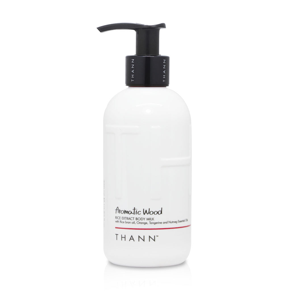Thann Rice Collection Aromatic Wood Body Milk | Natural Body Lotion - THANN USA
