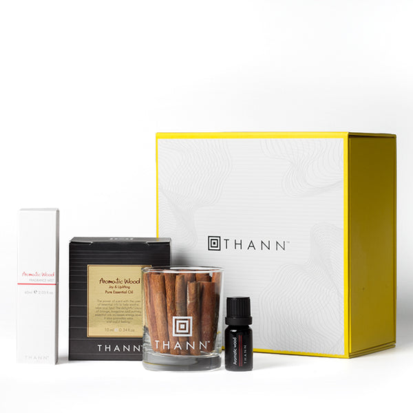 Aromatic Wood Joyful Home Ritual Gift Set ($59 Value) - THANN USA